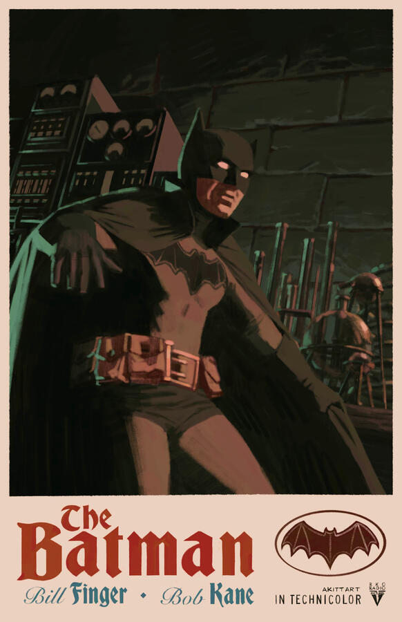 1940s Batman Movie Poster